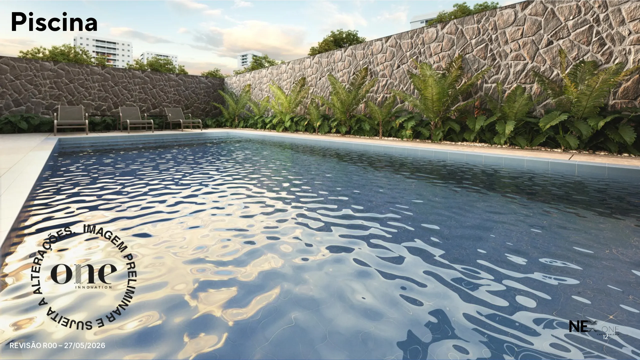 Nex One Teodoro - Área de Lazer e Piscina